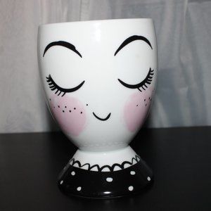 Lady Head Vase/Brush Cup